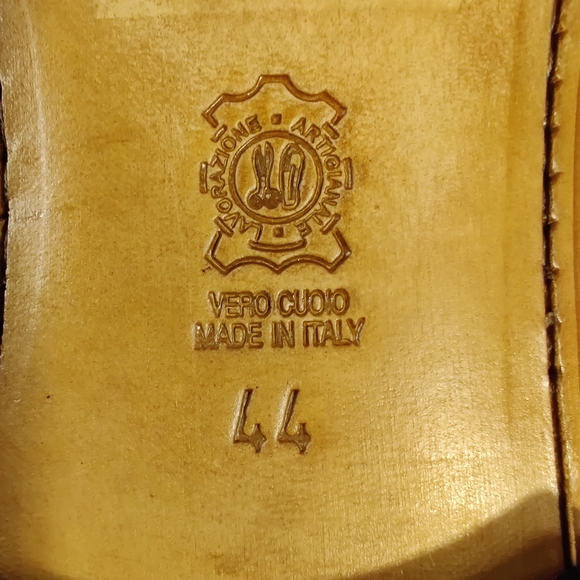 Antonio Maurizi Cap Toe Double Monk Strap Loafers (Tan US Men's Size: 11… - Picture 9 of 13